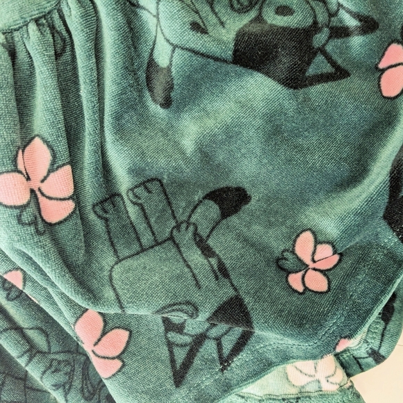 Toddler Girls' Bluey Velour Dress - Teal Blue - Picture 3 of 6